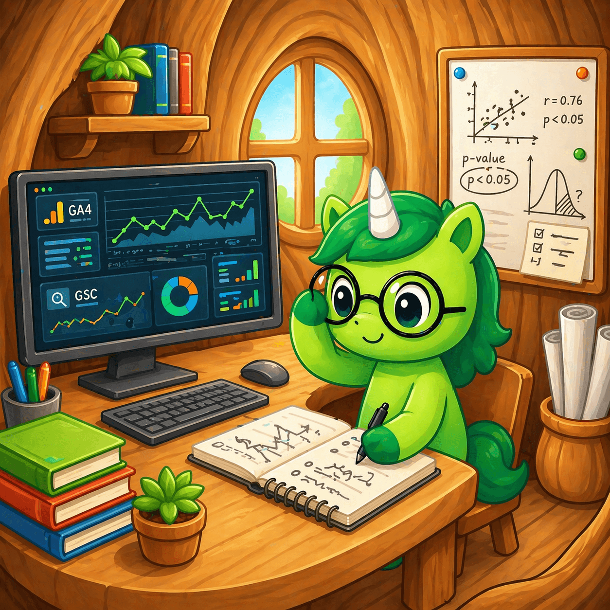 グリユニの作業デスク